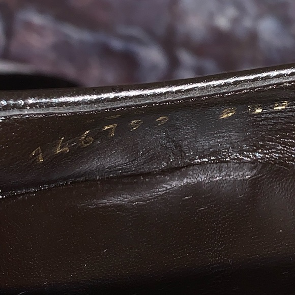 SOLD*** Gucci Horsebit Chocolate Brown Leather Kitten Heels Pumps Size 8.5B - Picture 10 of 13